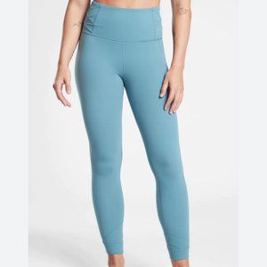 Athleta High Rise Elation 7/8 Tight Riviera Blue Size 1X